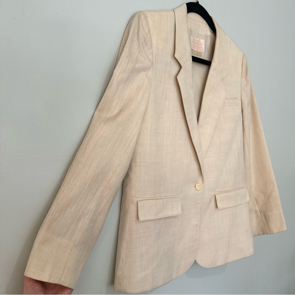 Vintage Pendleton Country Sophisticates Classic Cream Women's Blazer Size 6 - Picture 2 of 12